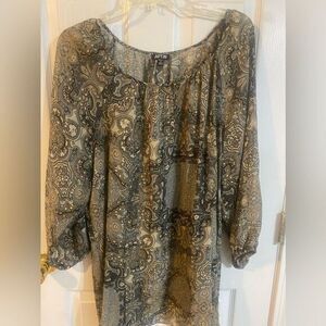 - Women’s apartment nine size‎ 1X three-quarter length sleeve blouse